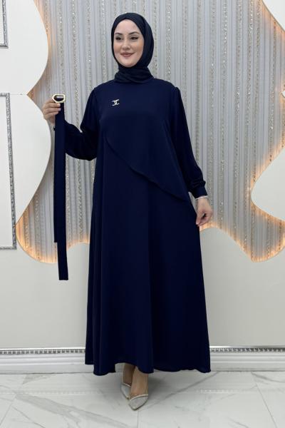 Afitap Elbise Lacivert