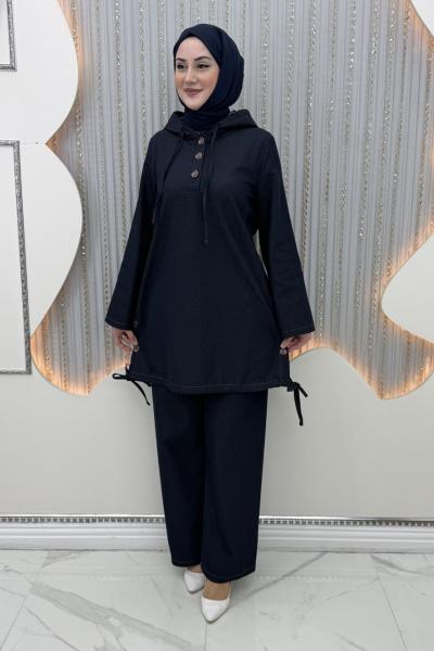 Alben Pantolonlu Takım Lacivert