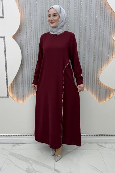 Alımlı Abiye Bordo