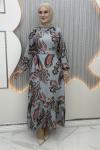 Aslı Elbise Gri