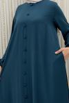 Ayende Elbise Petrol Mavisi