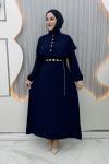 Azize Elbise Lacivert