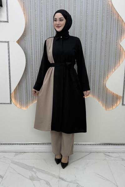 Behice Pantolonlu Takım Siyah