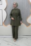 Bensu Pantolonlu Takım Haki