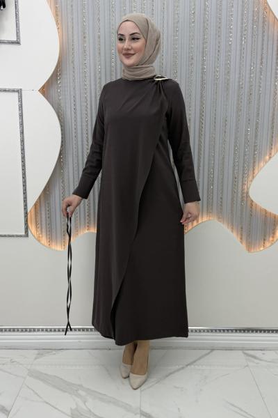 Bersel elbise Kahverengi