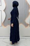 Ceylan Elbise Lacivert