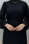 Dantel Elbise Siyah