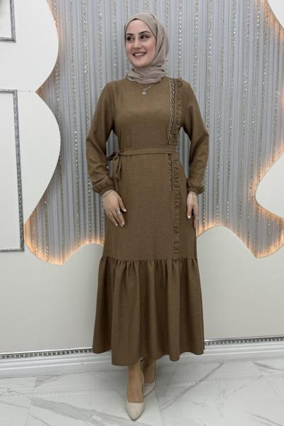 Diva Elbise Sütlü Kahve