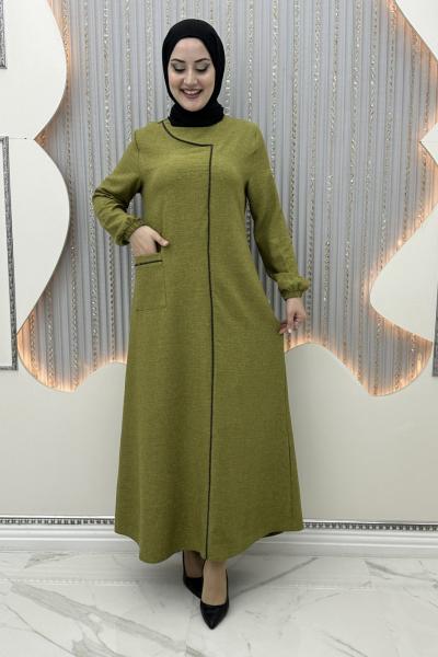 Dizay Elbise Yağ Yeşili