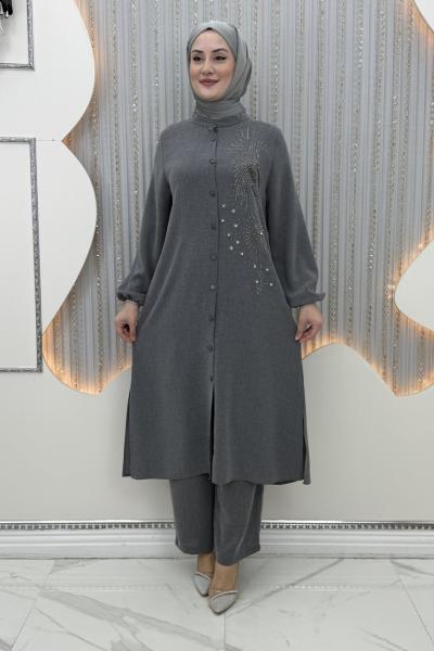 Duha taşlı takım Antrasit