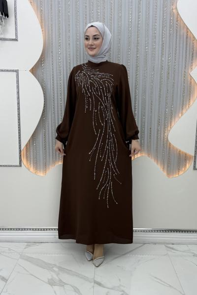 Feray Abiye  Koyu Kahverengi