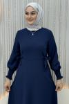Göknur Elbise Lacivert