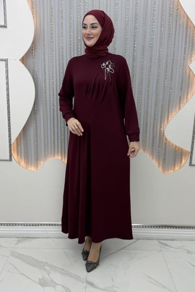 Gülay Elbise Bordo