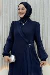 Gülüş Abiye Lacivert