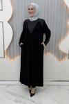 Halide Elbise Siyah