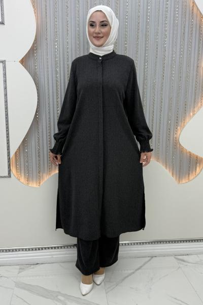 Havalı Pantolonlu Takım Siyah