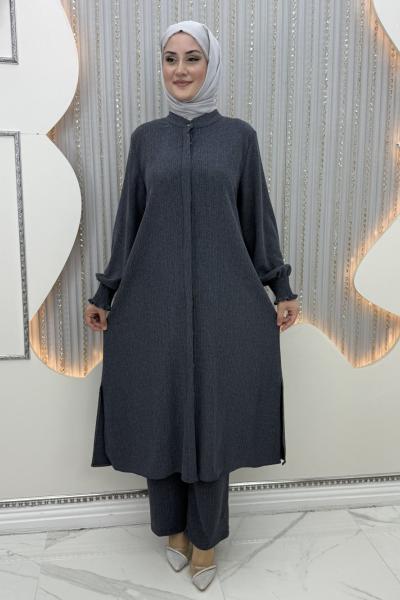 Havalı Pantolonlu Takım Antrasit