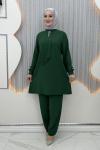 Hoşneva Pantolonlu Takım  Zümrüt