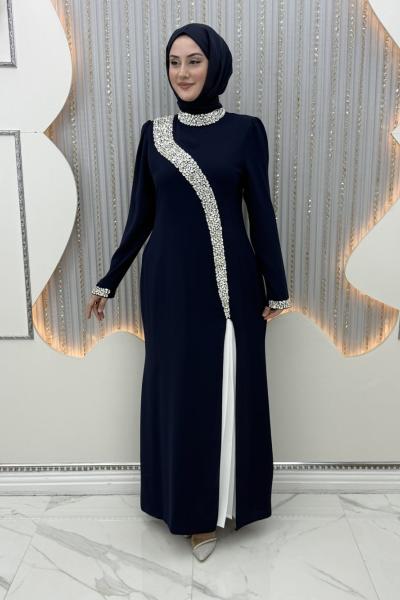 İzabel Abiye Lacivert