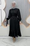Jakar Elbise Siyah