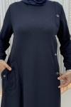 Kamer Elbise Lacivert