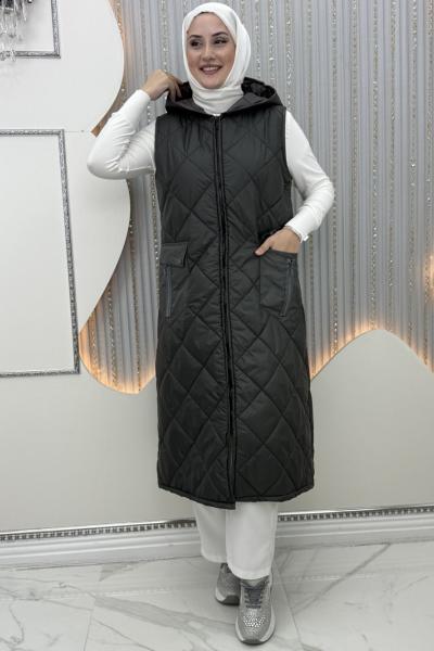 Kışla Şişme Yelek Antrasit