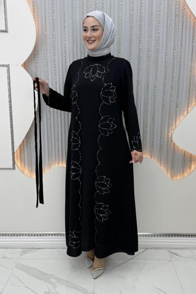 Kıymet Yelekli Elbise Siyah