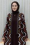 Lemanur Elbiseli Hırka Kahverengi