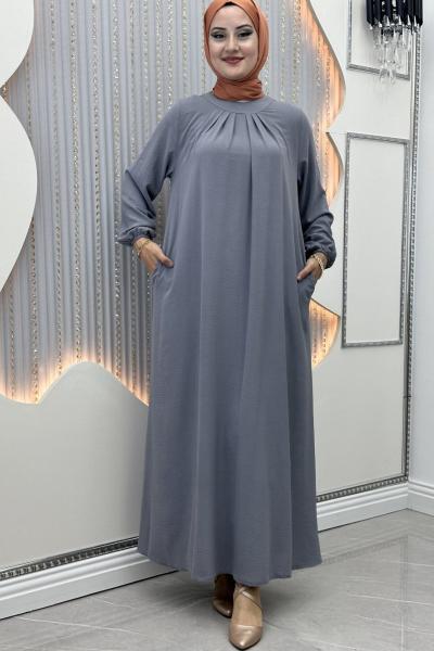 Mariy elbise 54 beden e kadar Gri
