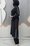 Meryemce Pantolonlu Takım Antrasit