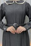 Mualla Elbise Siyah