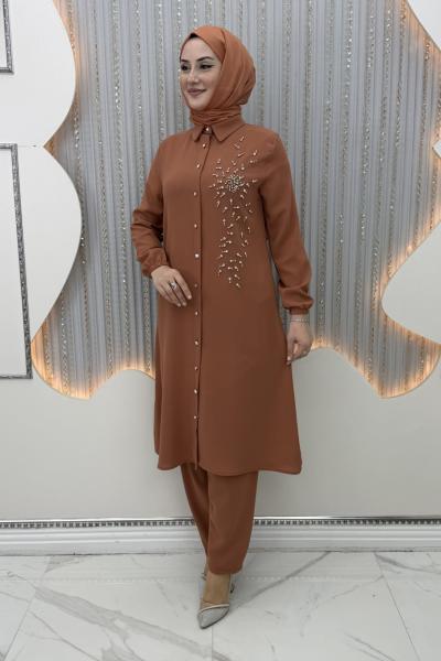 Rana Pantolonlu Takım Kiremit