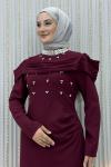 Şahnisa Abiye  Bordo