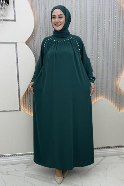 Selvi elbise Zümrüt