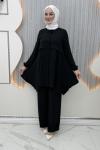 Veda Pantolonlu Takım Siyah