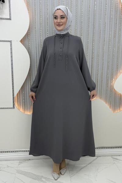 Vegan Elbise Gri