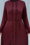 Yezra Elbise Bordo