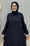 Zuhal Elbise Lacivert