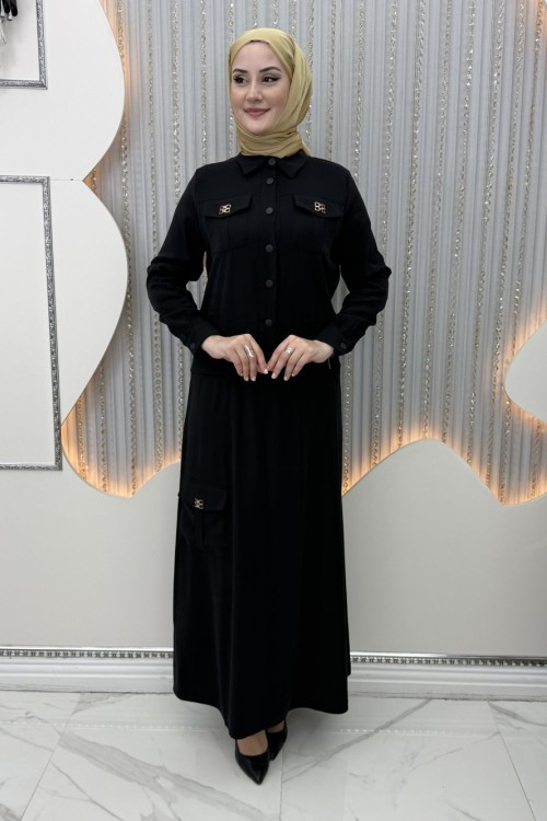 Nazenin Etekli Takım Siyah