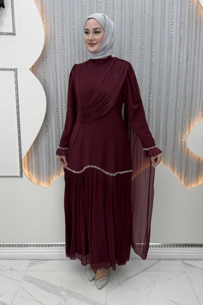 Bella Abiye Bordo