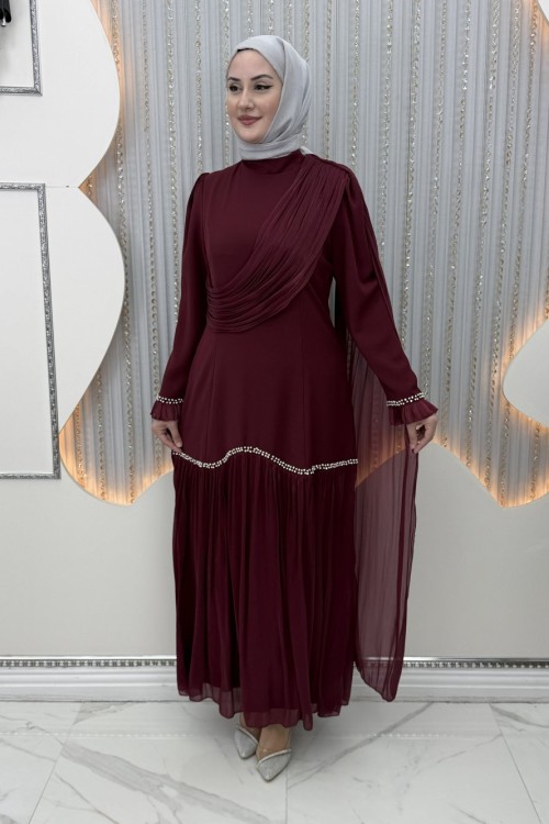 Bella Abiye Bordo