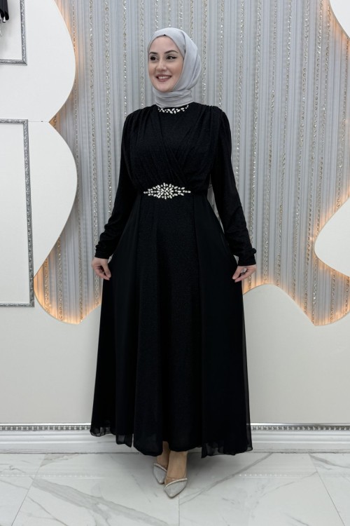 Nurperi Abiye Siyah
