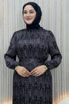 Güzün Elbise Lacivert