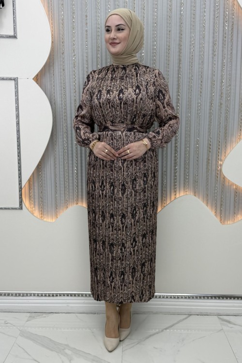 Güzün Elbise Vizon