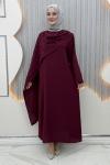 Perlina Abiye Bordo