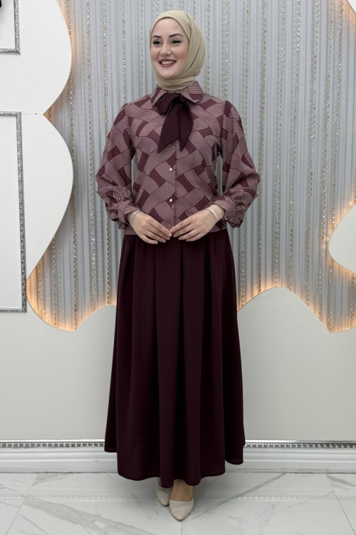 Deva Etekli Takım Bordo