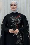 Pelerin Abiye Siyah