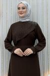 Elmas Elbise Kahverengi