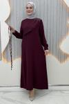 Elmas Elbise Bordo