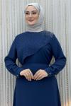 Elmas Elbise Lacivert